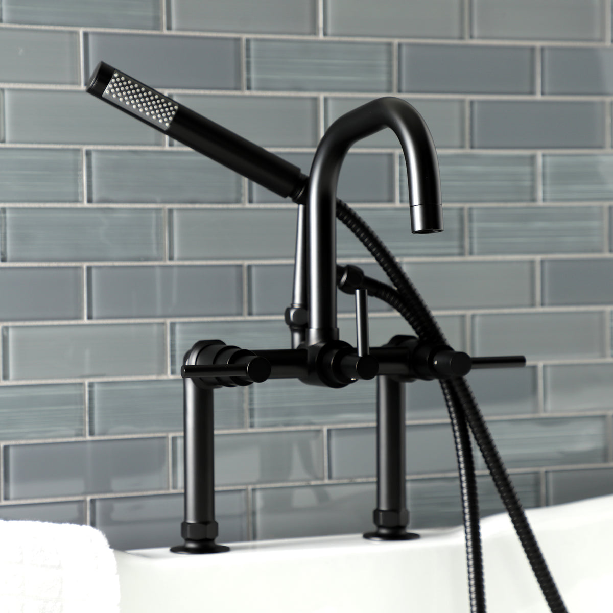 Concord Deck Mount Clawfoot Tub Faucet