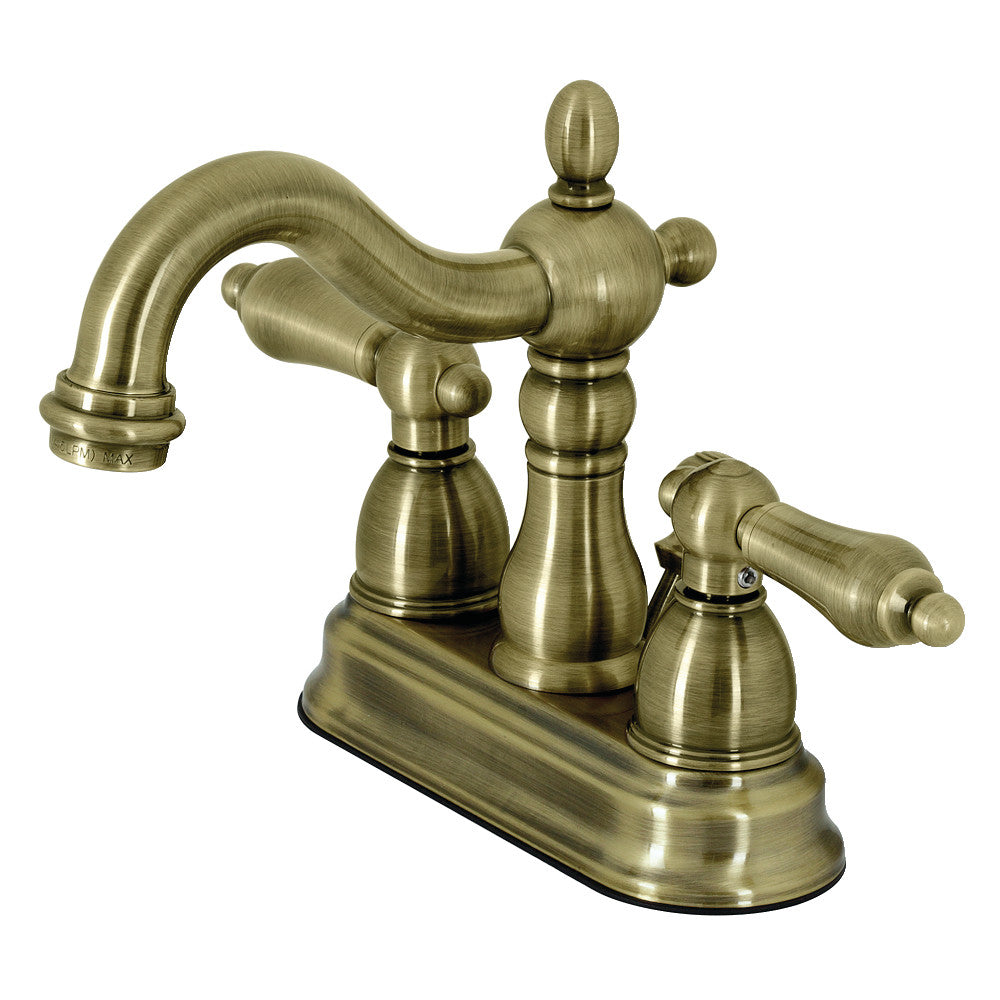 Kingston Brass KB1605AL Heritage 4 in. Centerset Bathroom Faucet