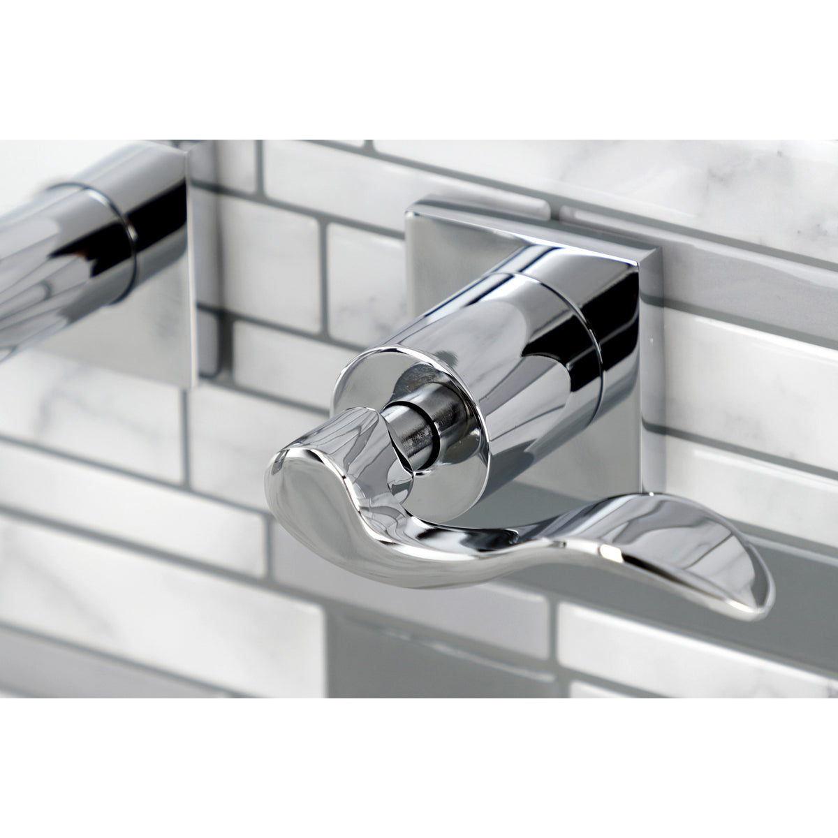 Kingston Brass KS6126DFL NuWave Two-Handle Wall Mount Bathroom Faucet