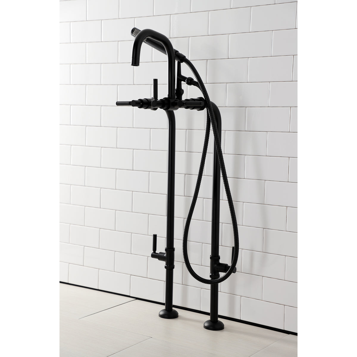 Vintage CCK8406DKL Concord Freestanding Tub Faucet with Supply Line,Stop Valve