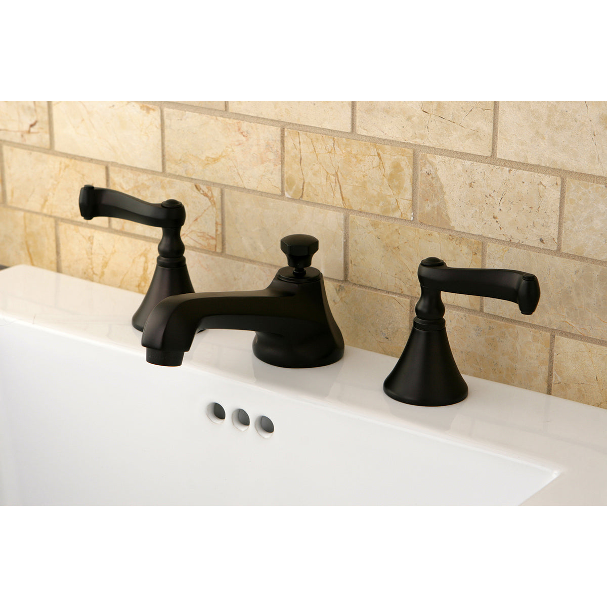 Kingston Brass KS4471FL 8 in. Widespread Bathroom Faucet
