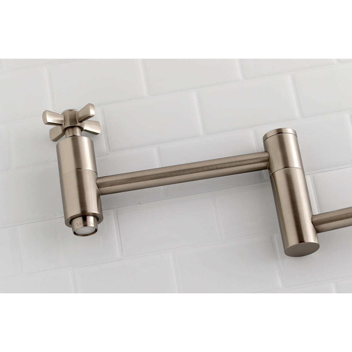 Kingston Brass KS8103ZX Millennium Wall Mount Pot Filler Kitchen Faucet