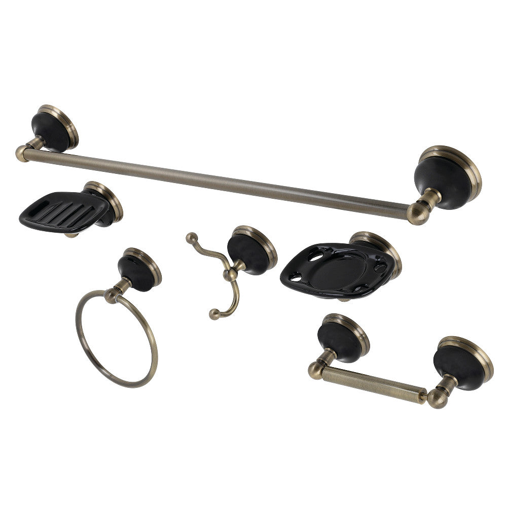 Kingston Brass Water Onyx 6-Piece Bathroom Accessory Set