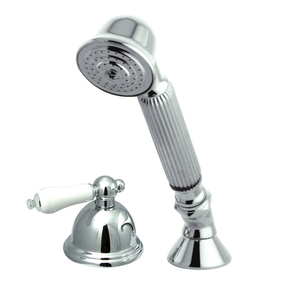 Kingston Brass Deck Mount Hand Shower with Diverter for Roman Tub Faucet