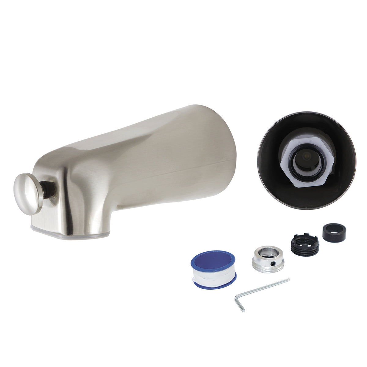 Kingston Brass Universal Fits Tub Spout w/ Front Diverter