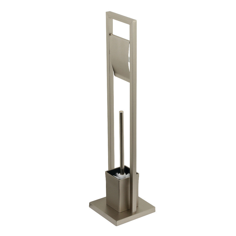 Kingston Brass Pedestal Toilet Paper Holder with Toilet Brush Holder