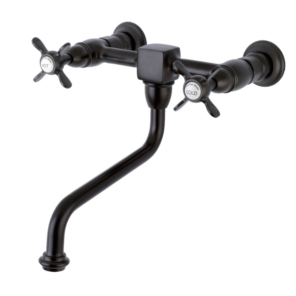 Kingston Brass KS1216BEX Essex Wall Mount Bathroom Faucet