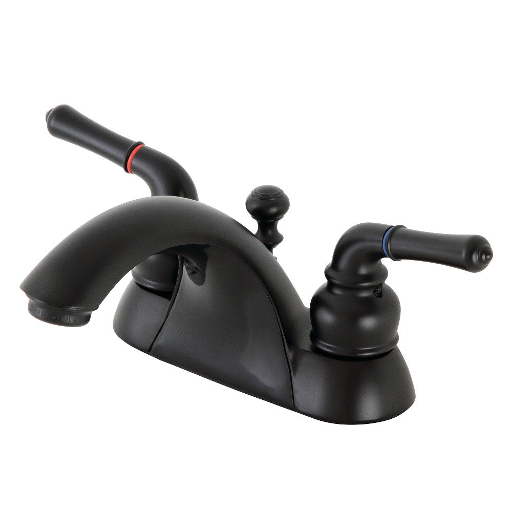 Kingston Brass KB2622B Naples 4 in. Centerset Bathroom Faucet