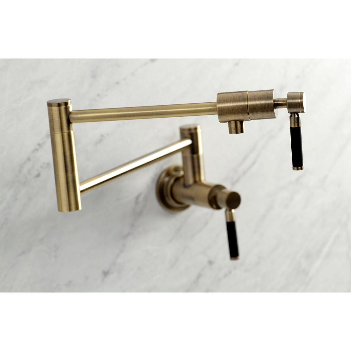 Kingston Brass KS4106DKL Kaiser Wall Mount Pot Filler