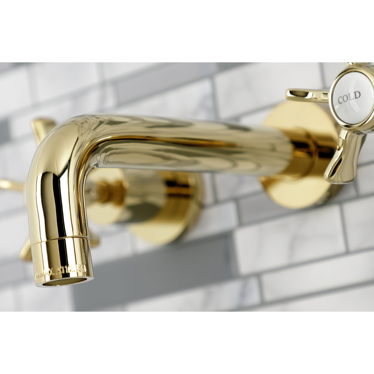 Kingston Brass KS8128NX Hamilton Two-Handle Wall Mount Bathroom Faucet