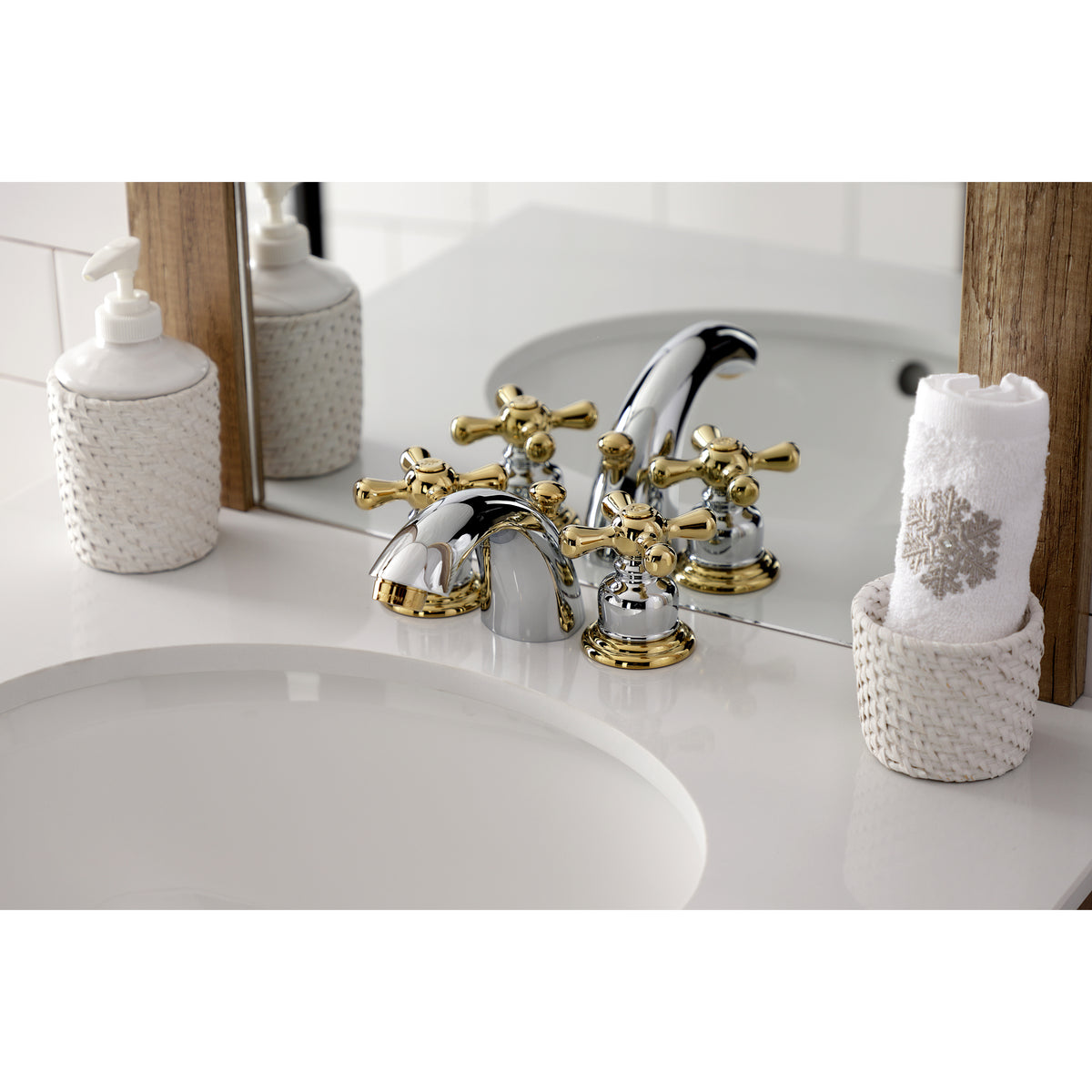 Kingston Brass KB946AX Victorian Mini-Widespread Bathroom Faucet