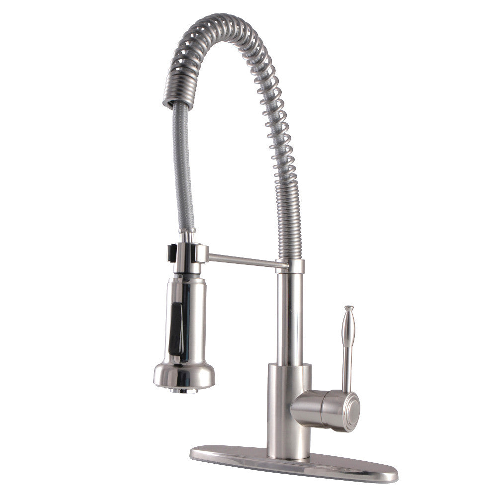 Gourmetier GSY8885NKL Nustudio Single-Handle Pre-Rinse Kitchen Faucet