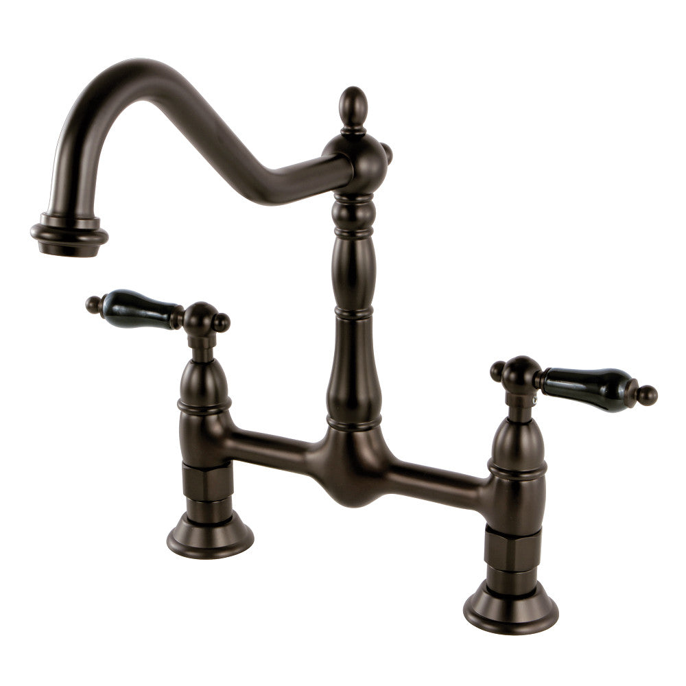 Kingston Brass KS1171PKL Duchess Bridge Kitchen Faucet