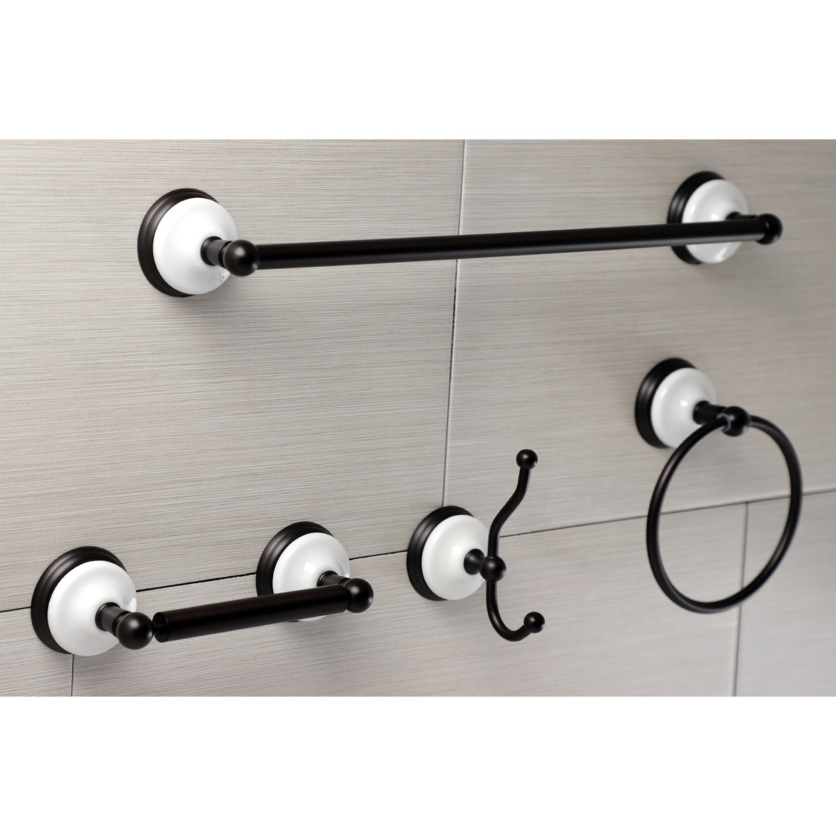 Kingston Brass Victorian 4-Piece Bathroom Hardware