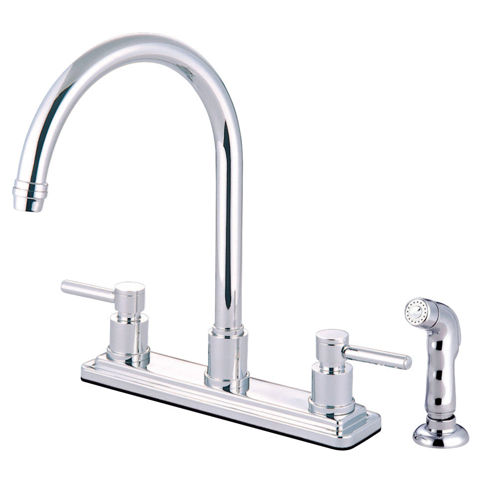 Kingston Brass KS8795DL Concord 8-Inch Centerset Kitchen Faucet