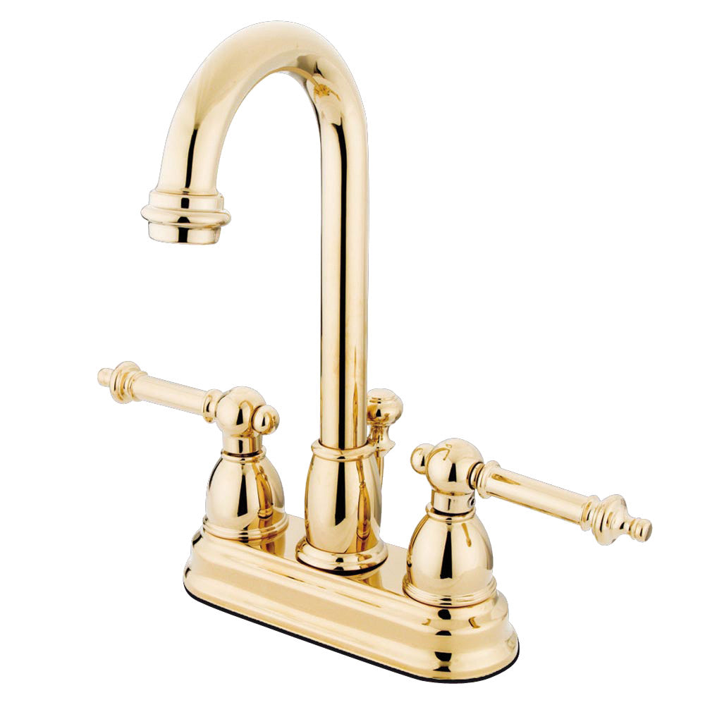 Kingston Brass KB3615TL 4 in. Centerset Bathroom Faucet
