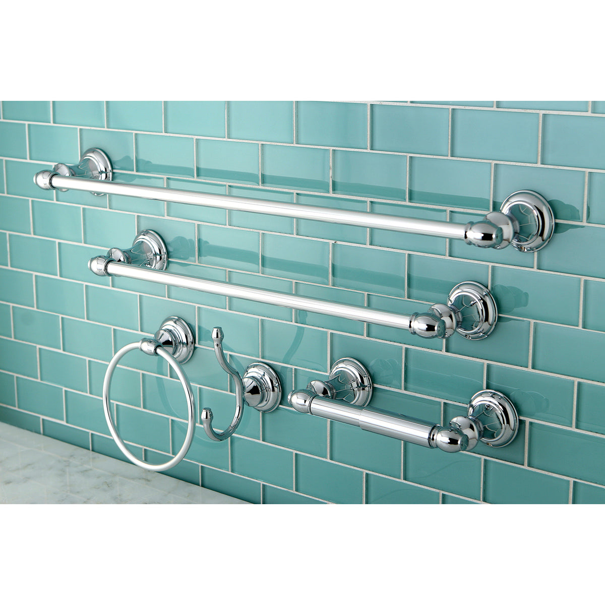 Kingston Brass Provence 5-Piece Bathroom Accessory Set