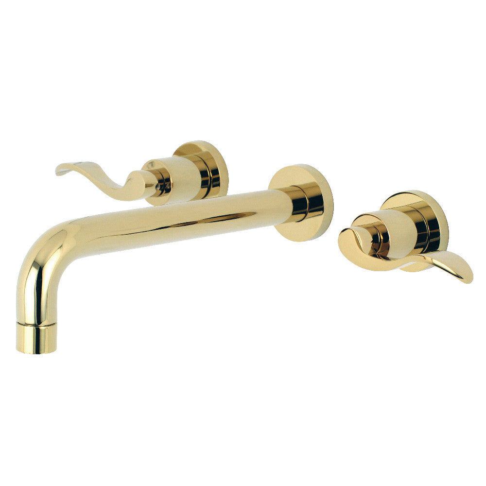 NuWave Two-Handle Wall Mount Tub Faucet