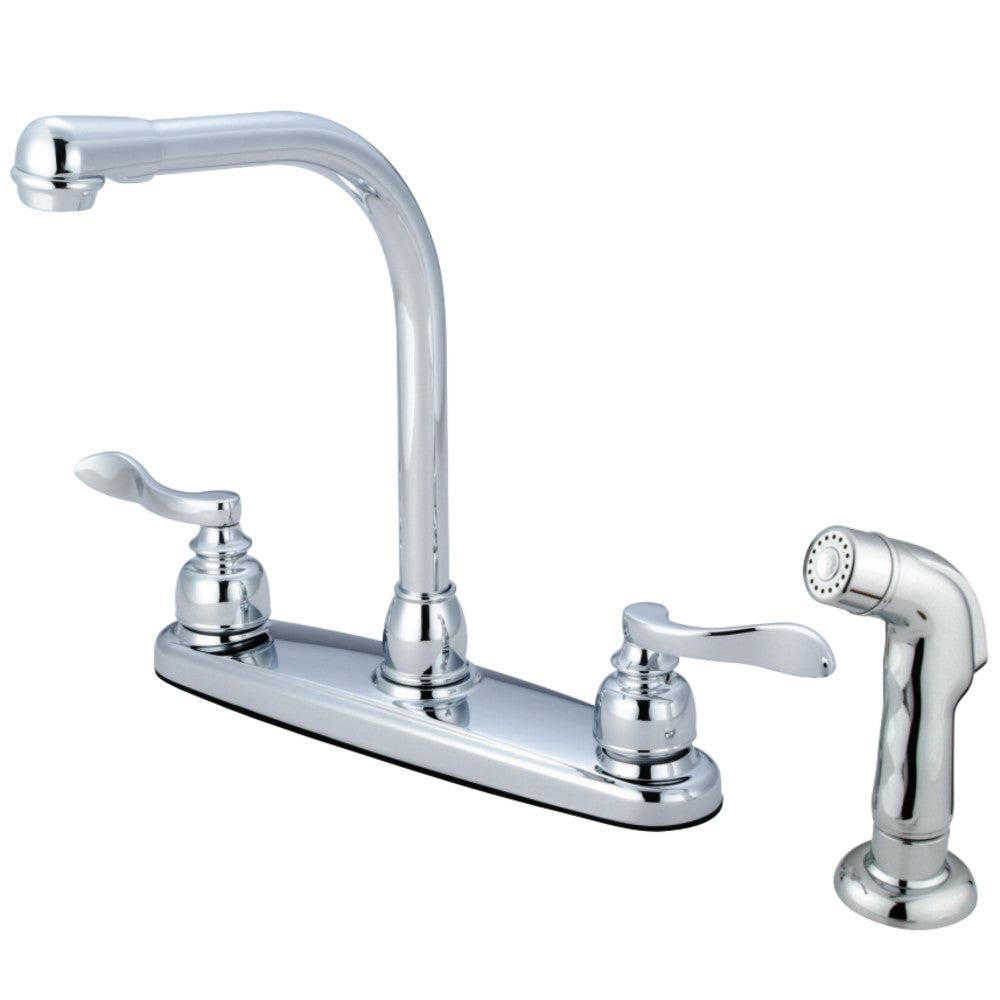 Kingston Brass KB8758NFLSP NuWave French Centerset Kitchen Faucet