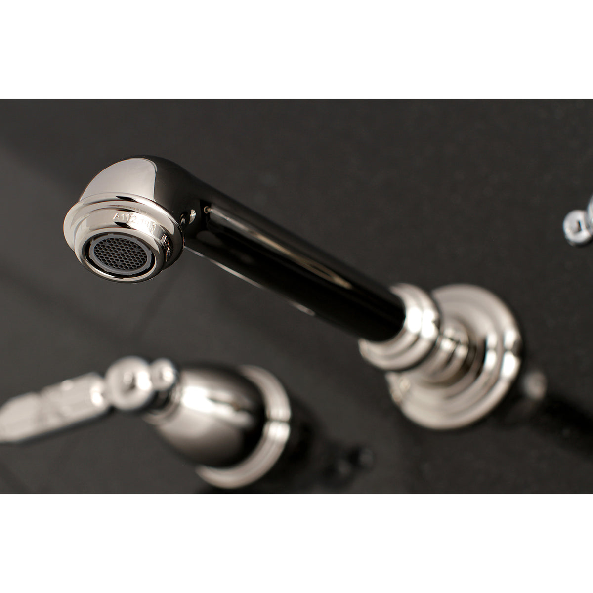 Kingston Brass KS7128GL Georgian Two-Handle Wall Mount Bathroom Faucet