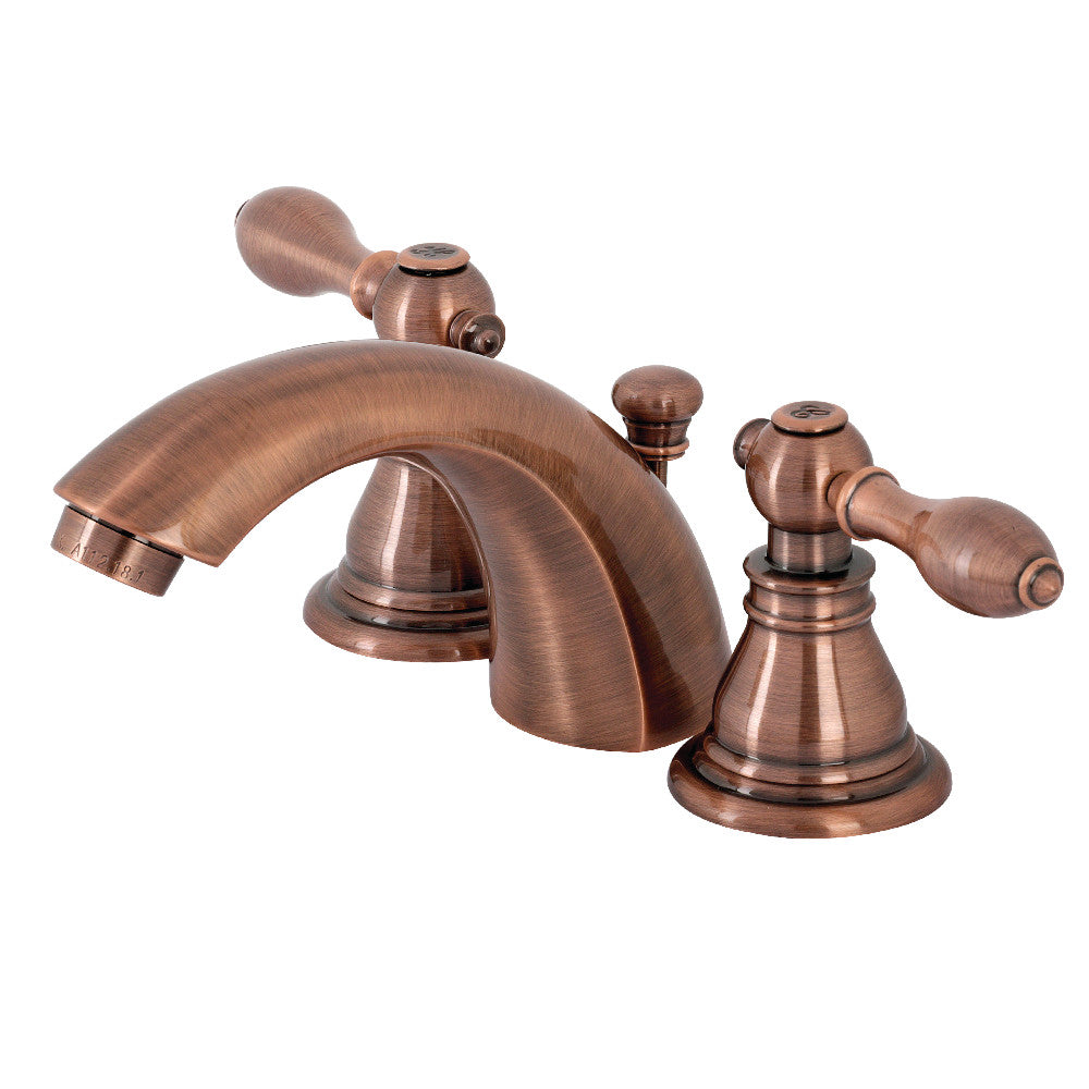 Kingston Brass KB958ACL American Classic Mini-Widespread Bathroom Faucet with Plastic Pop-Up