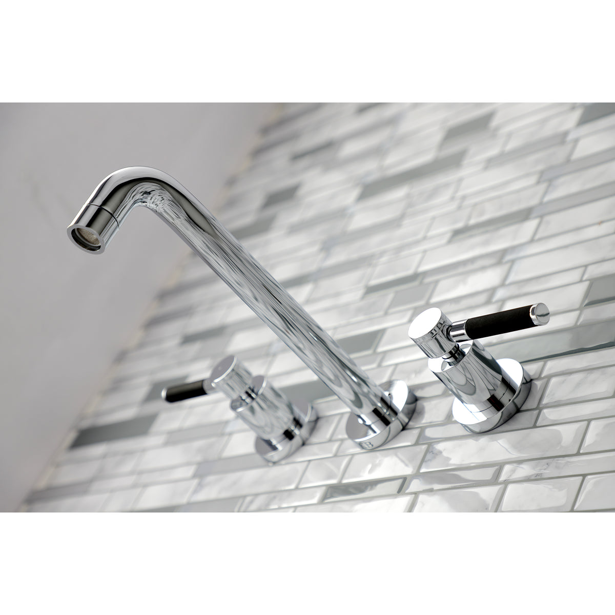 Kaiser Two-Handle Wall Mount Tub Faucet