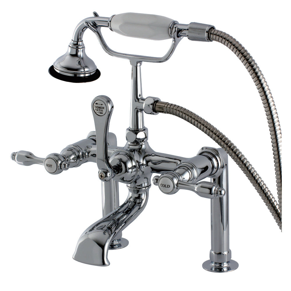 Aqua Vintage Tudor Deck Mount Clawfoot Tub Faucet