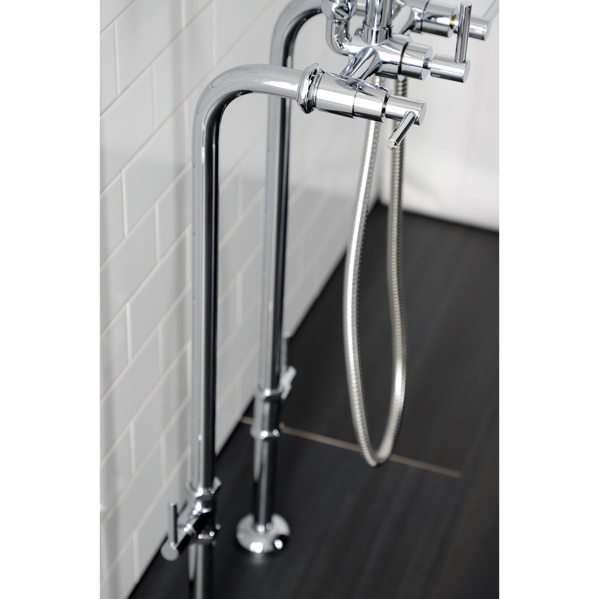 Vintage CCK8108DL Concord Freestanding Tub Faucet with Supply Line, Stop Valve