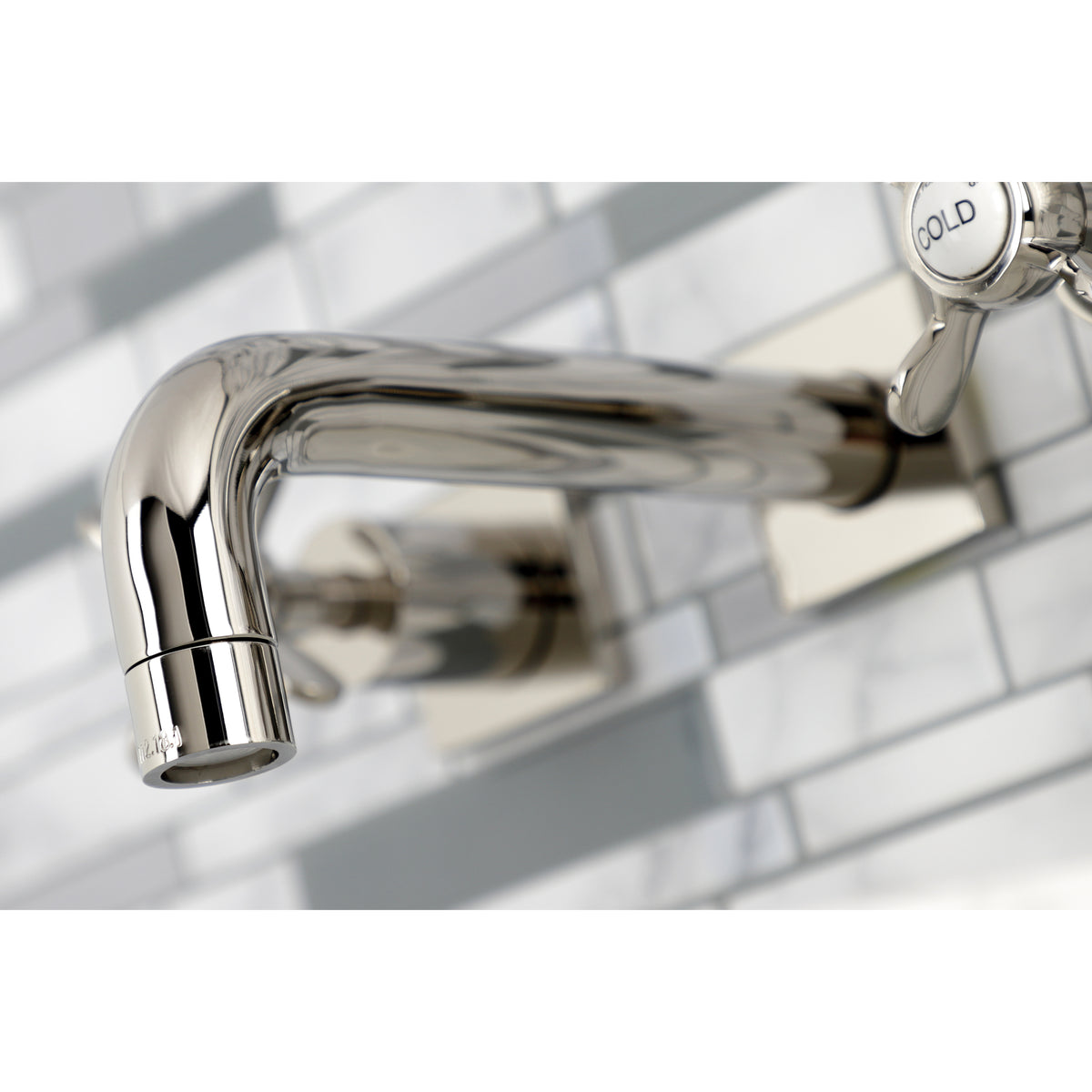 Kingston Brass KS6125BEX Essex Two-Handle Wall Mount Bathroom Faucet