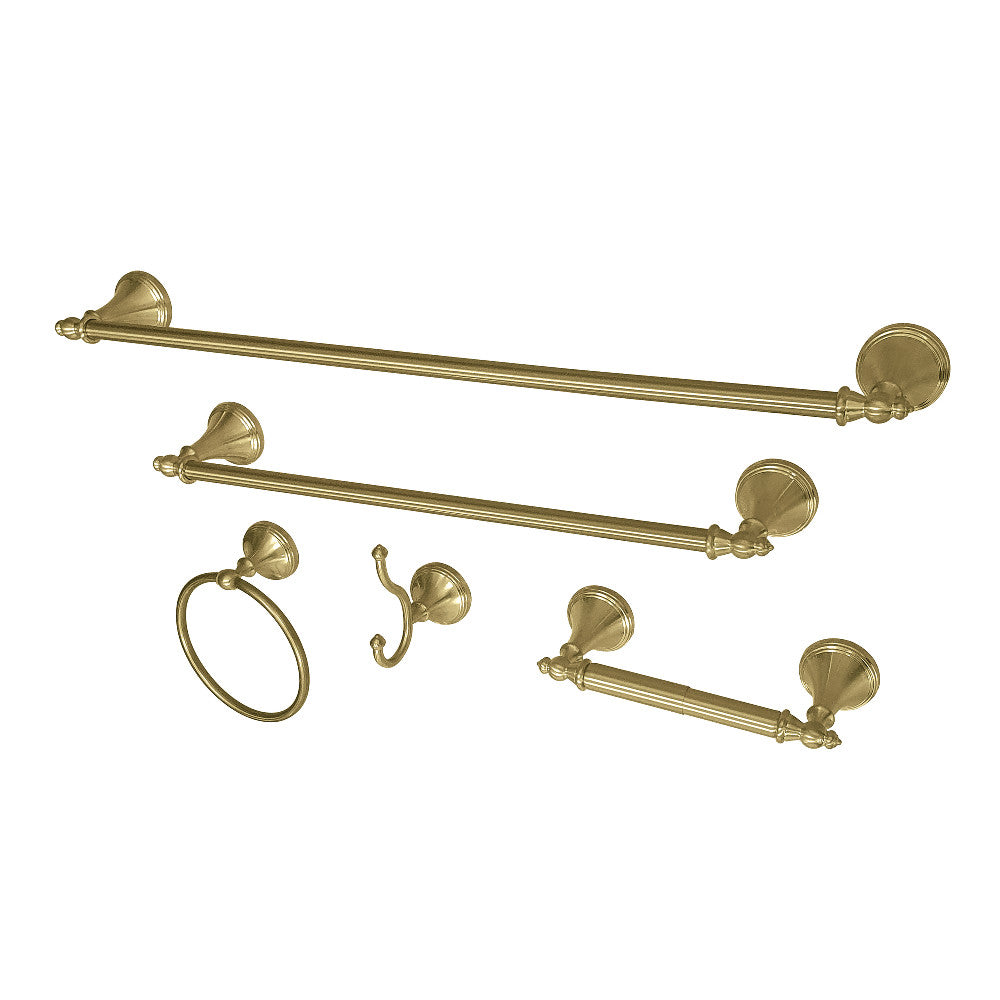 Kingston Brass Naples 5-Piece Bathroom Accessory Set