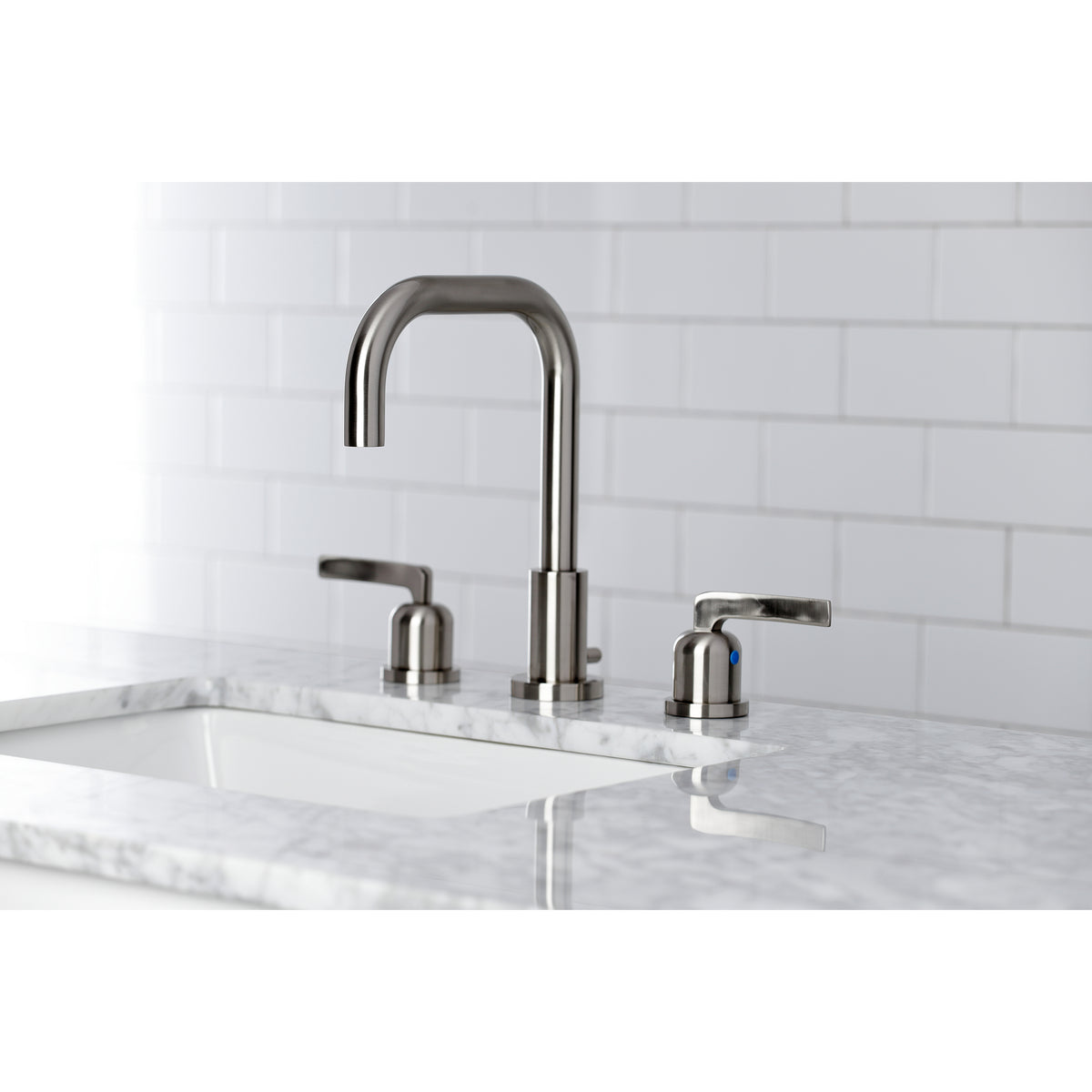 Kingston Brass FSC8931EFL Centurion Widespread Bathroom Faucet with Brass Pop-Up