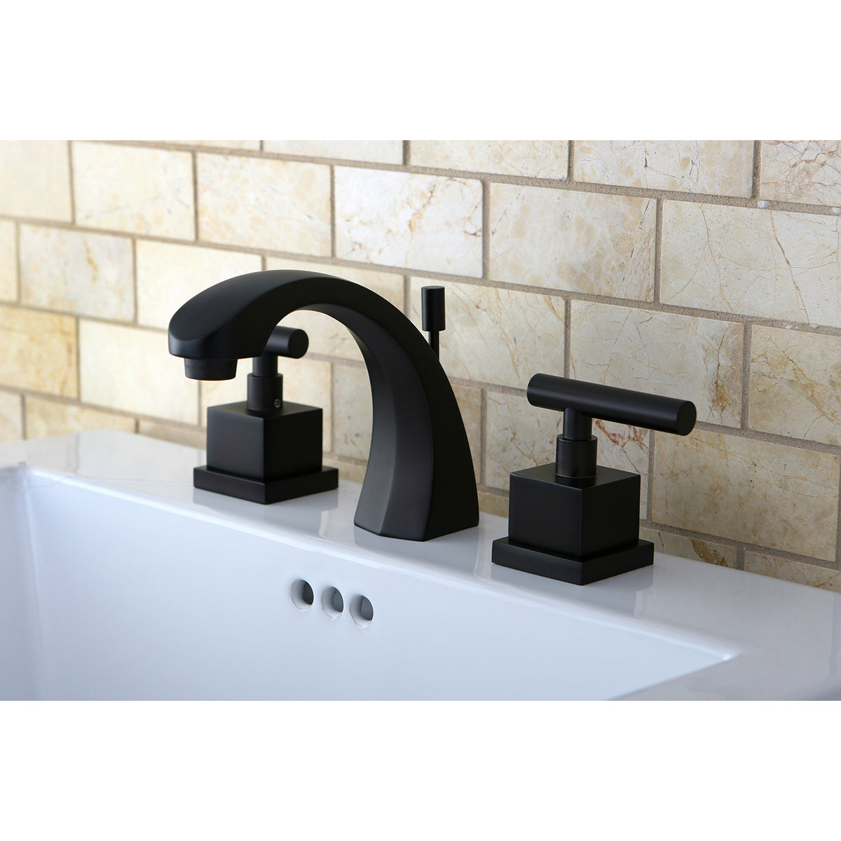 Kingston Brass KS4983CQL Claremont 8" Widespread Bathroom Faucet