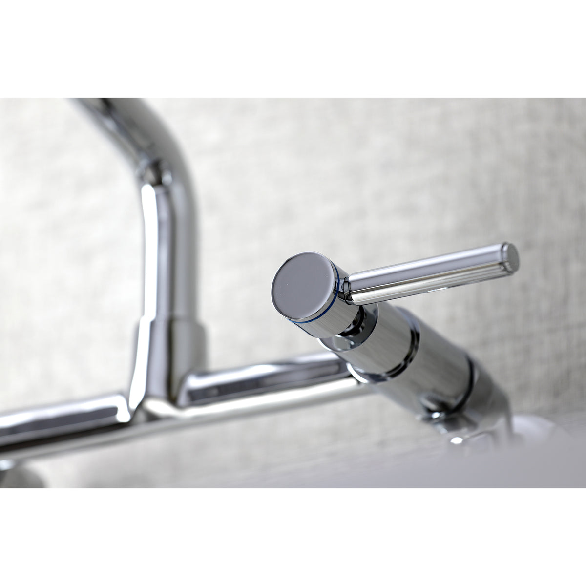 Kingston Brass KS823PN Concord Two-Handle Wall-Mount Kitchen Faucet