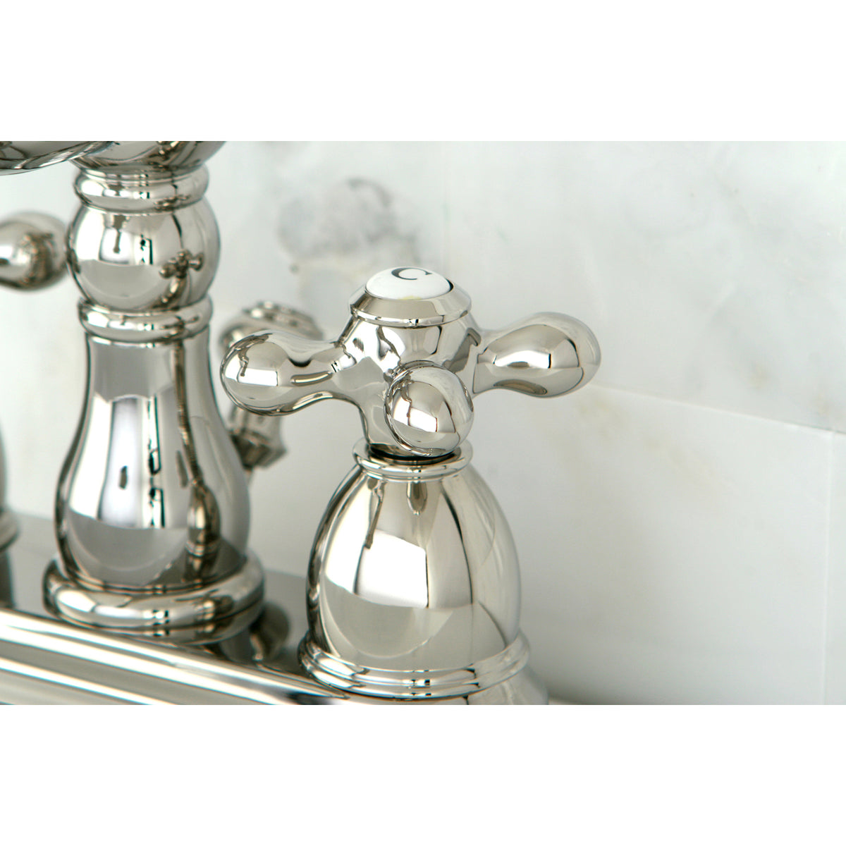 Kingston Brass KB1601AX Heritage 4 in. Centerset Bathroom Faucet