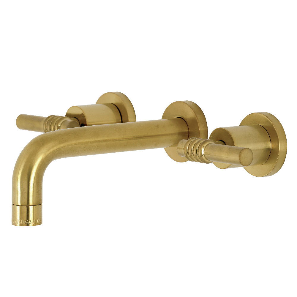 Kingston Brass KS8120ML Milano 2-Handle 8 in. Wall Mount Bathroom Faucet