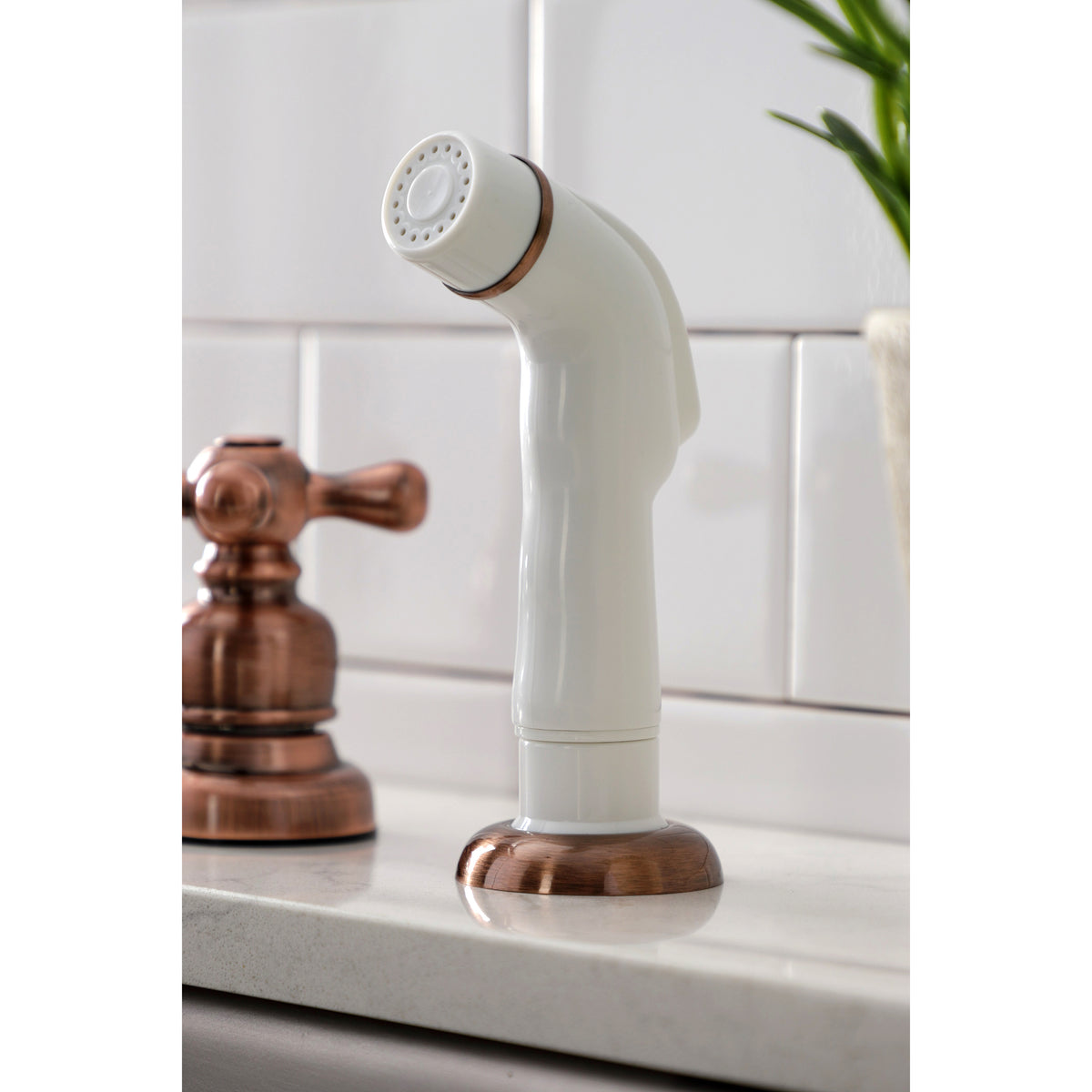 Kingston Brass KB712AX Victorian Centerset Kitchen Faucet