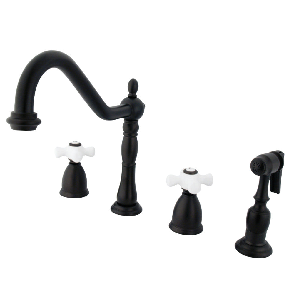 Kingston Brass KB1793PXBS Widespread Kitchen Faucet
