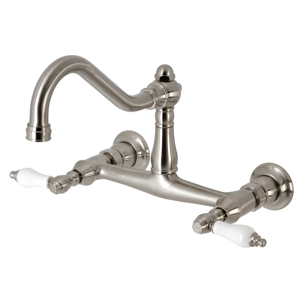Kingston Brass KS3241PL Vintage Wall Mount Bathroom Faucet