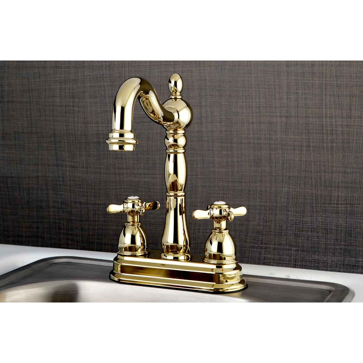 Kingston Brass KB1498BEX Essex Two-Handle Bar Faucet