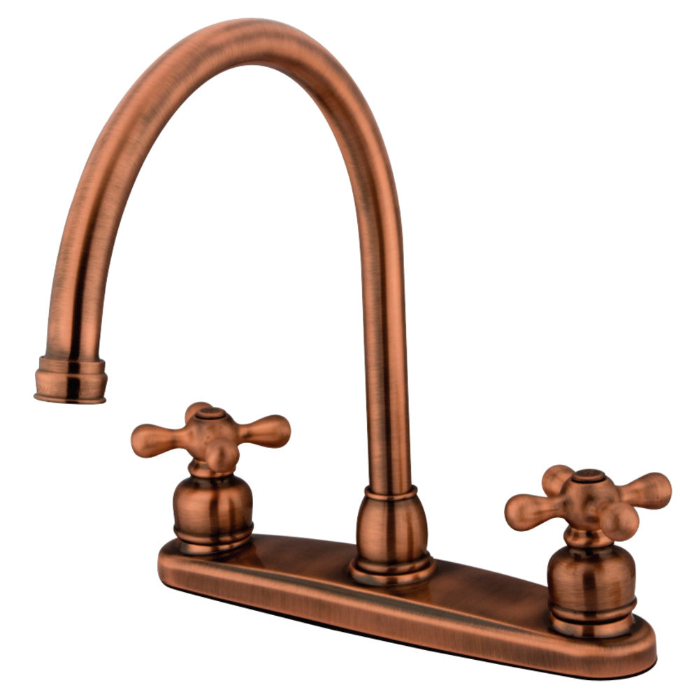 Kingston Brass KB726AXLS 8-Inch Centerset Kitchen Faucet