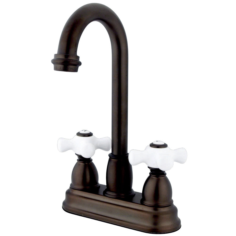 Kingston Brass KB3491PX Restoration 4" Centerset Bar Faucet