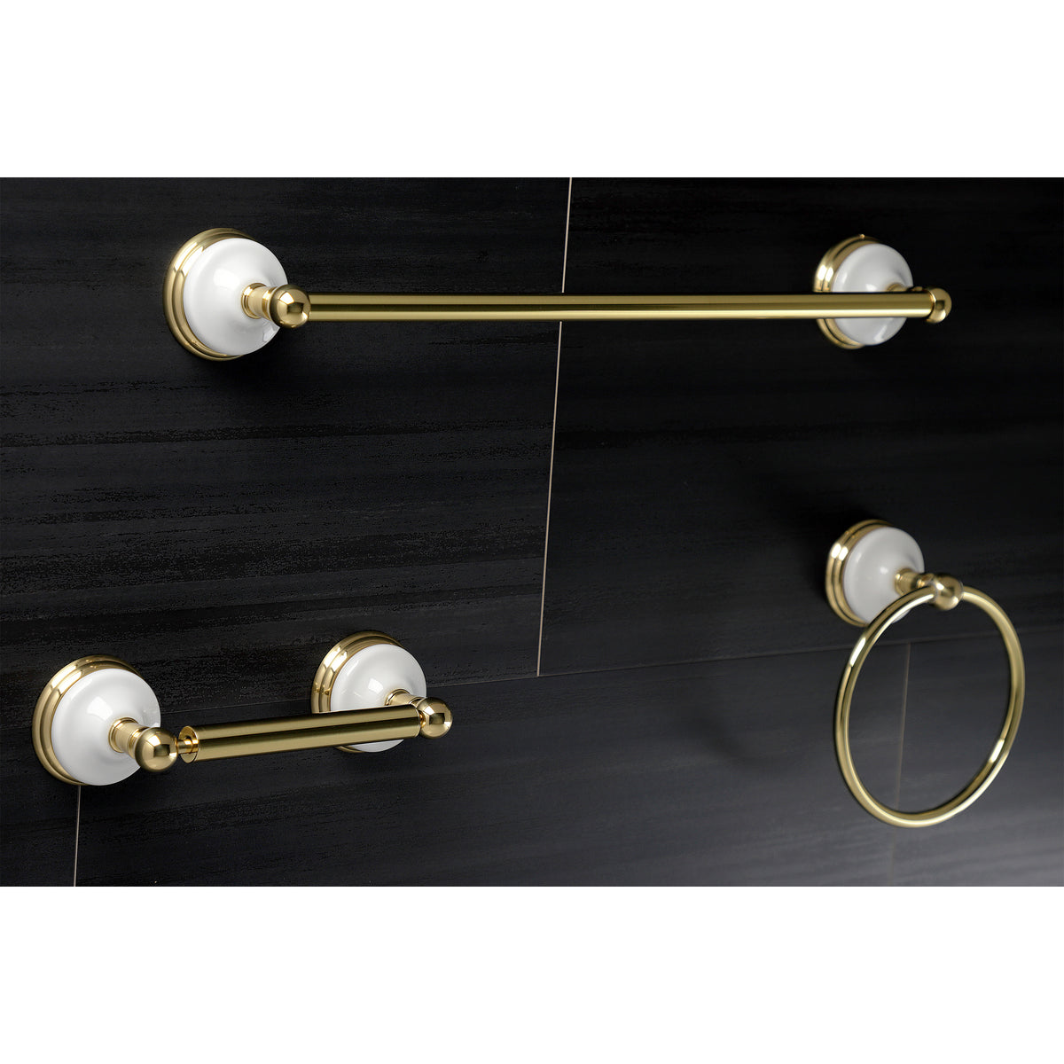 Kingston Brass Victorian 3-Piece Bathroom Hardware