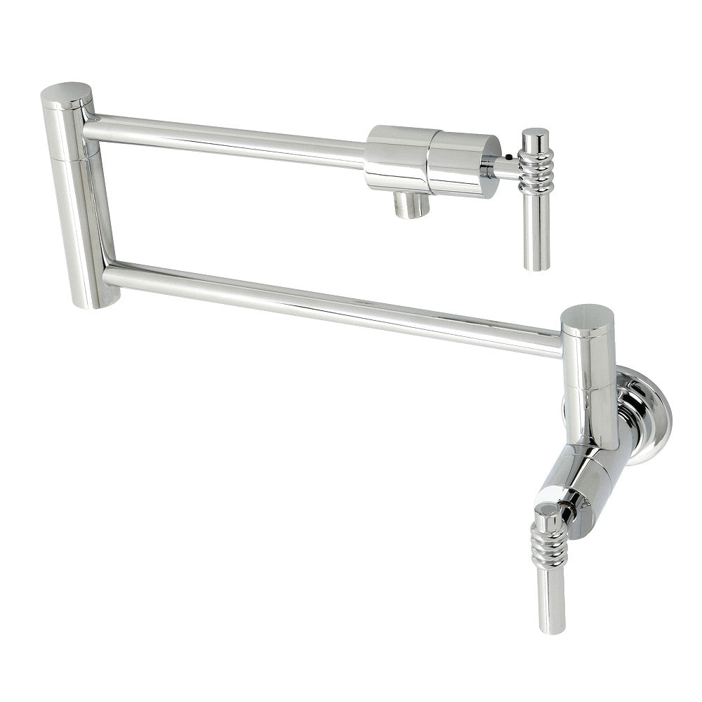 Kingston Brass KS4107ML Milano Wall Mount Pot Filler