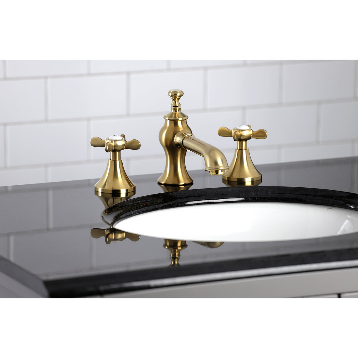 Kingston Brass KC7065BEX 8 in. Widespread Bathroom Faucet