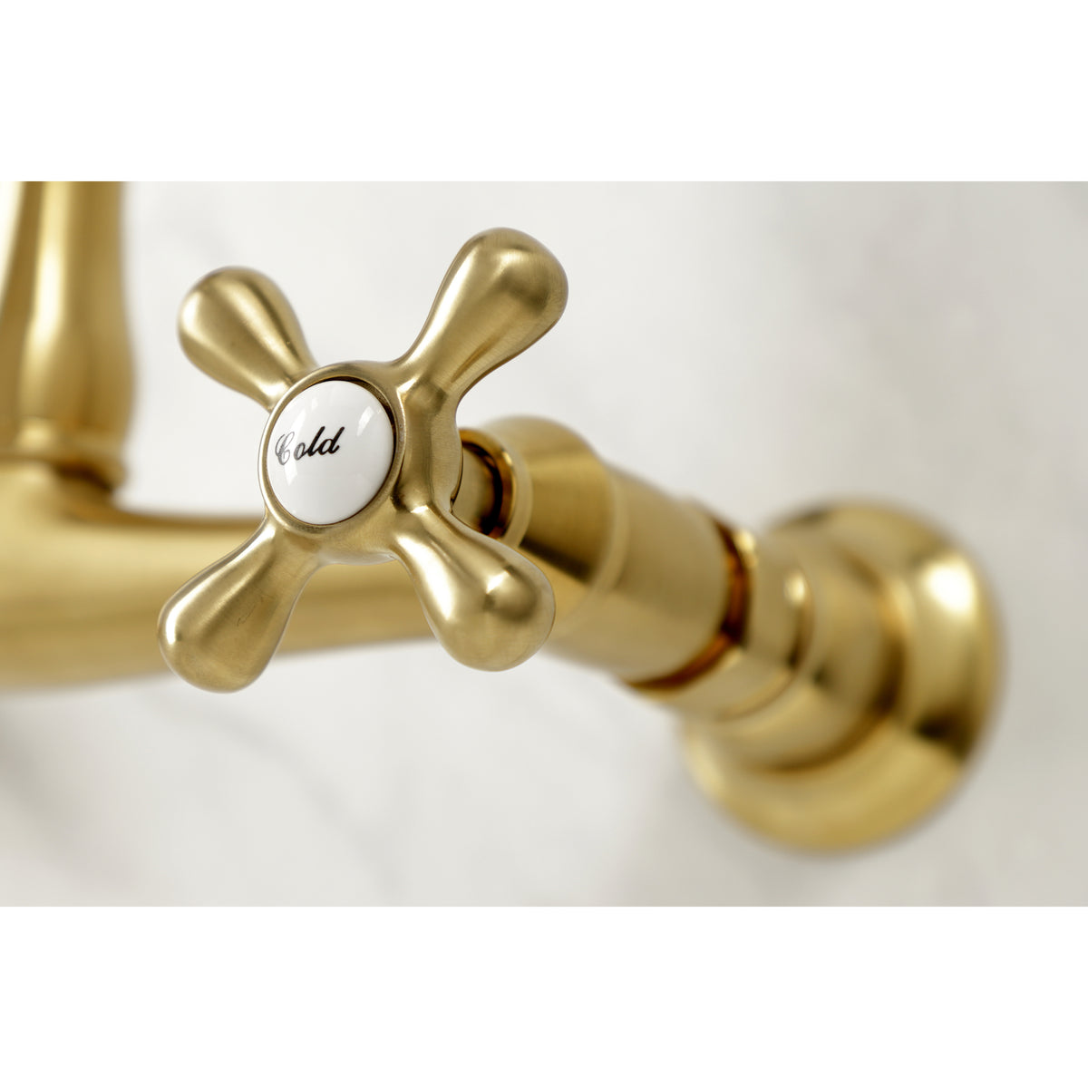 Kingston Brass KS7247AX 8-Inch Center Wall Mount Bathroom Faucet