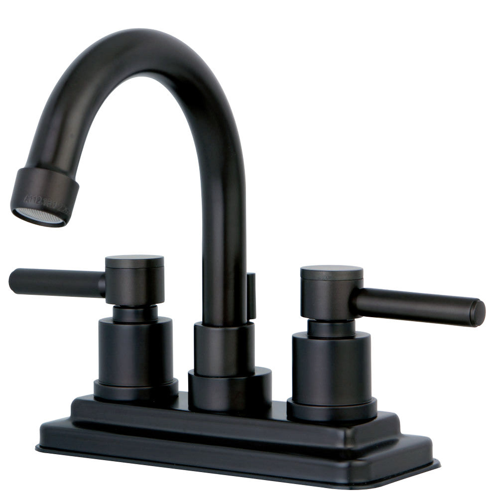 Kingston Brass KS8661DL Concord 4 in. Centerset Bathroom Faucet with Brass Pop-Up
