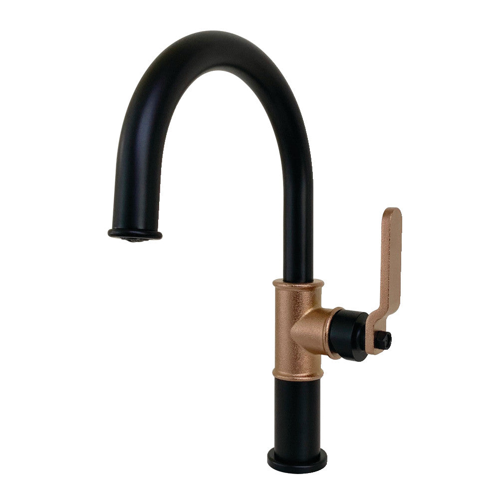 Kingston Brass KS2237KL Eagan Single-Handle Bathroom Faucet with Push Pop-Up