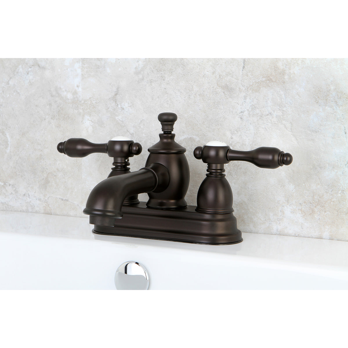Kingston Brass KS7008TAL 4 in. Centerset Bathroom Faucet