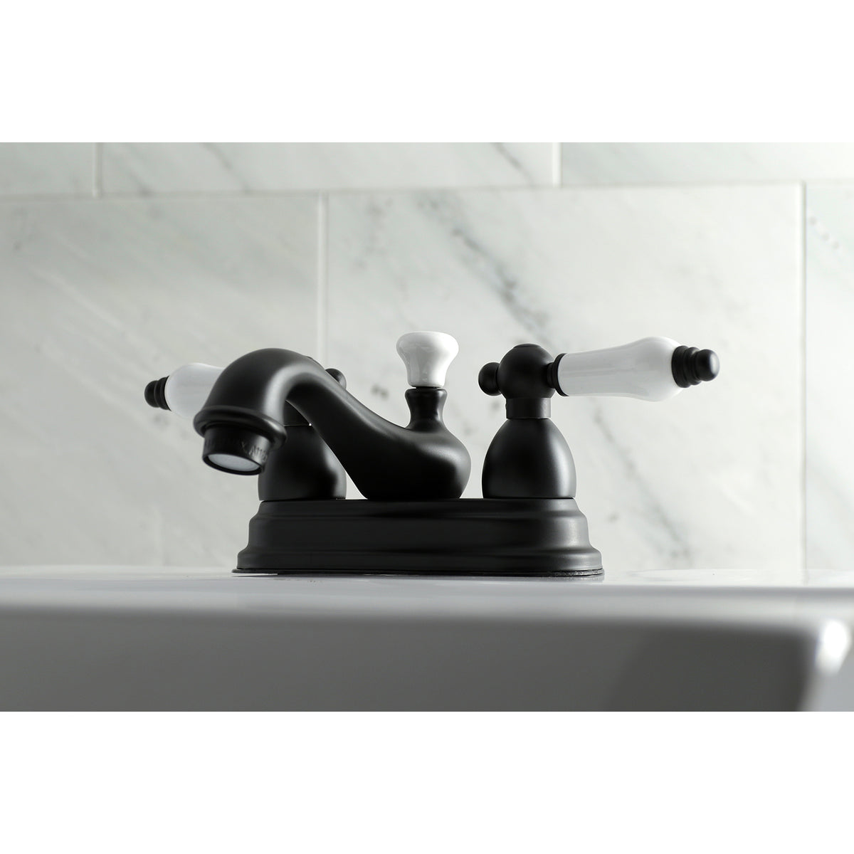 Kingston Brass KS3605PL 4 in. Centerset Bathroom Faucet