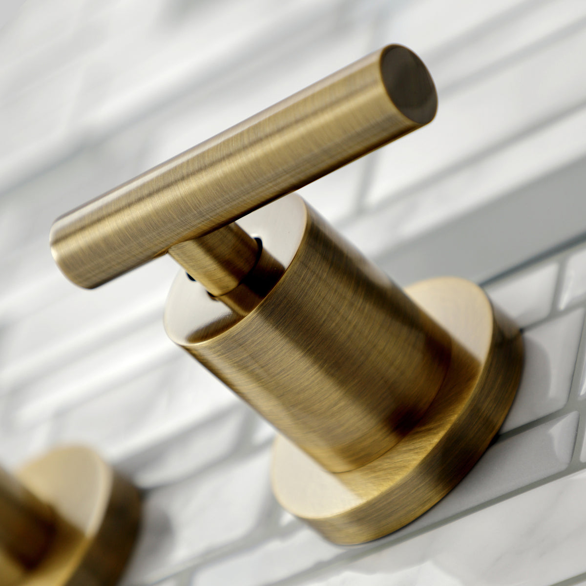 Manhattan Two-Handle Wall Mount Tub Faucet